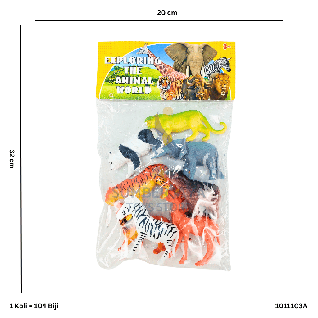 ANIMAL WORLD 8PC 1103A