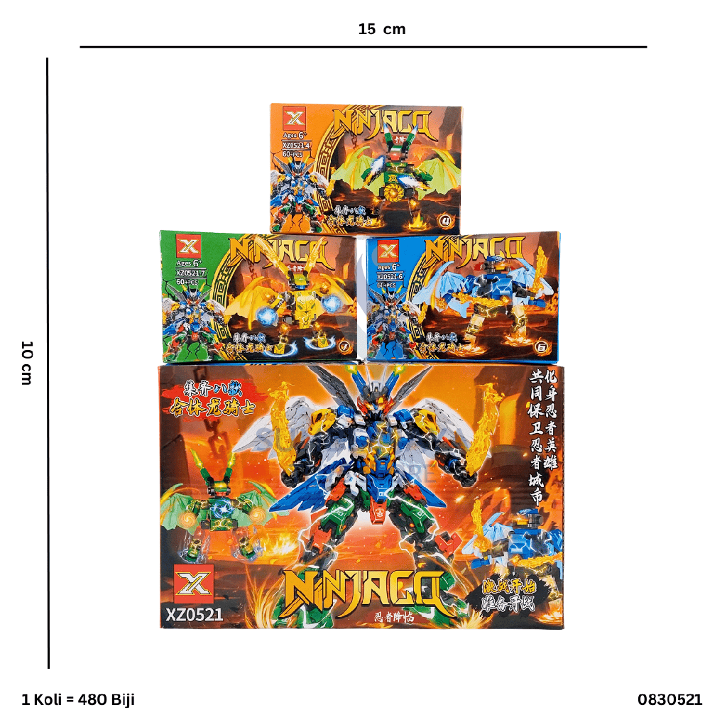 RPK NINJAGO MASTER SPINJITZU KNIGHT XZ0521