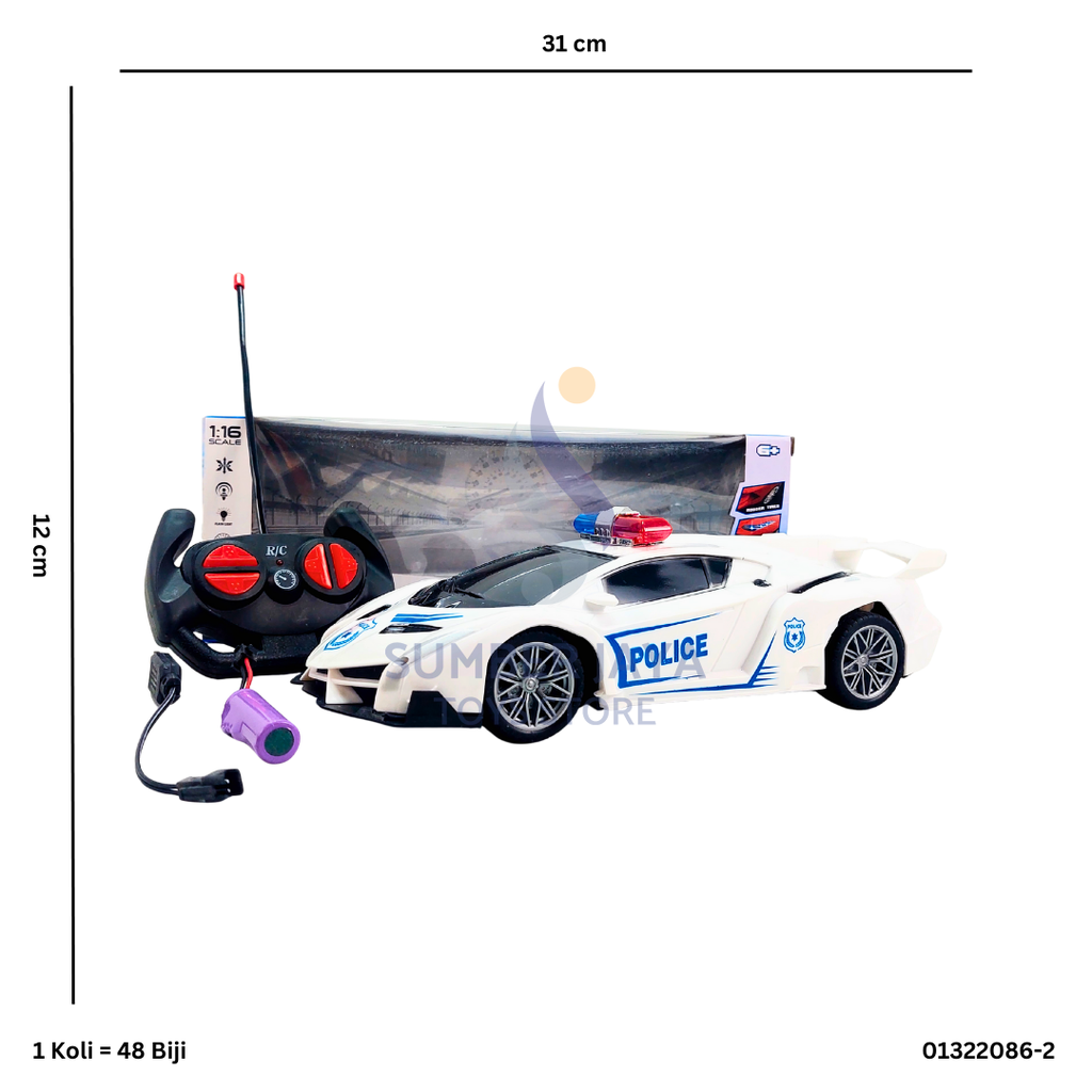 R/C POLICE LAMBO 2086-2