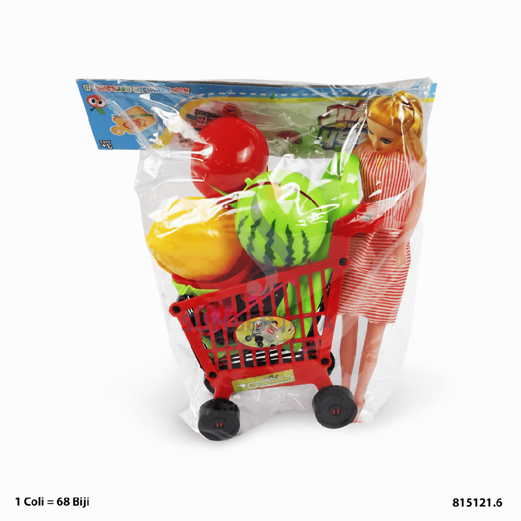 SHOPPING CART+FRUITS 21.6