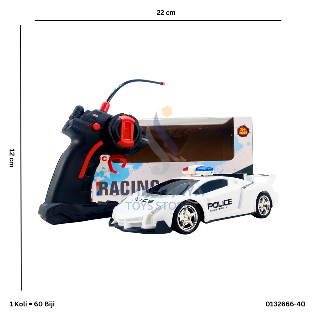 R/C POLICE DEMO + LIGHT 666-40