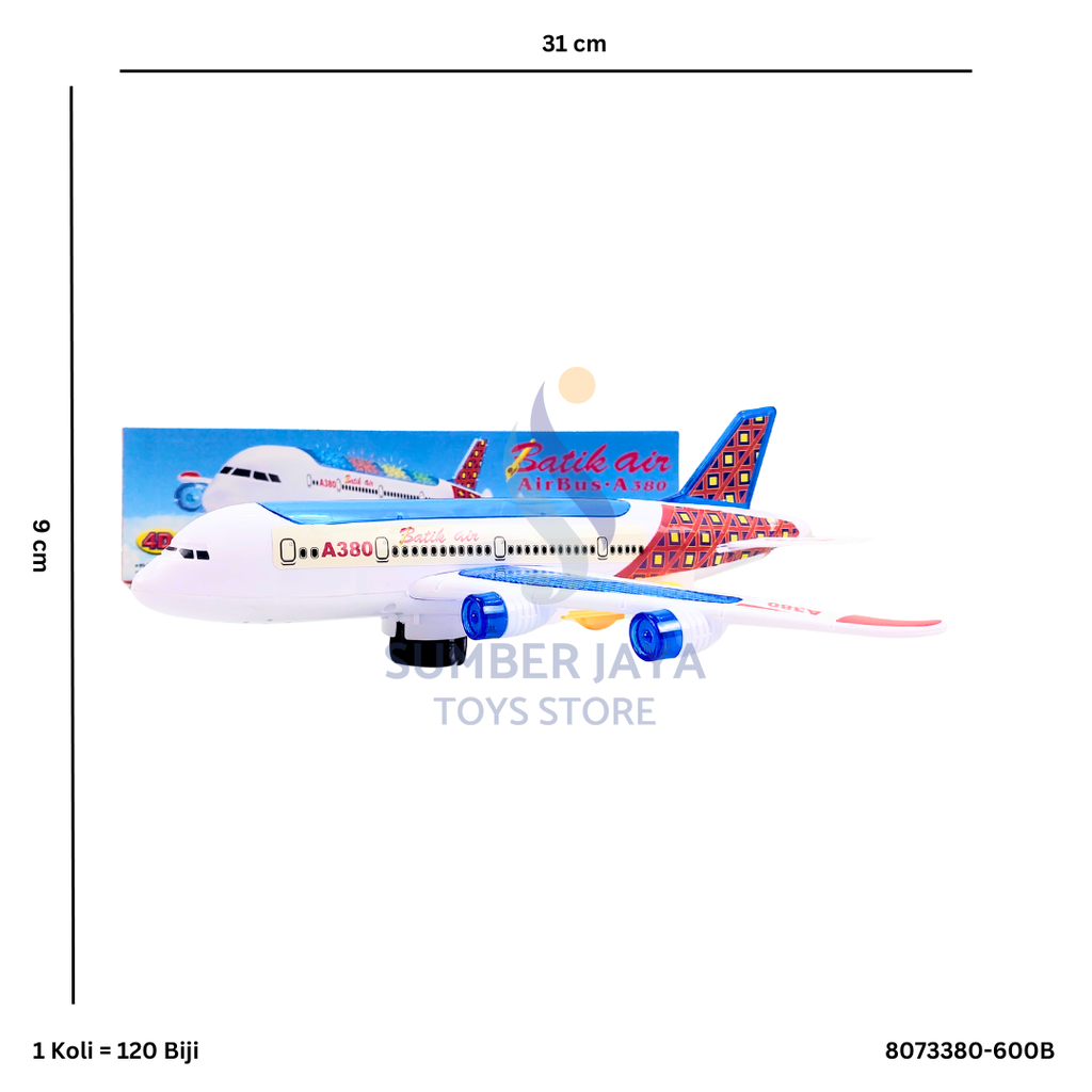 PESAWAT BATIK AIR 380-600B