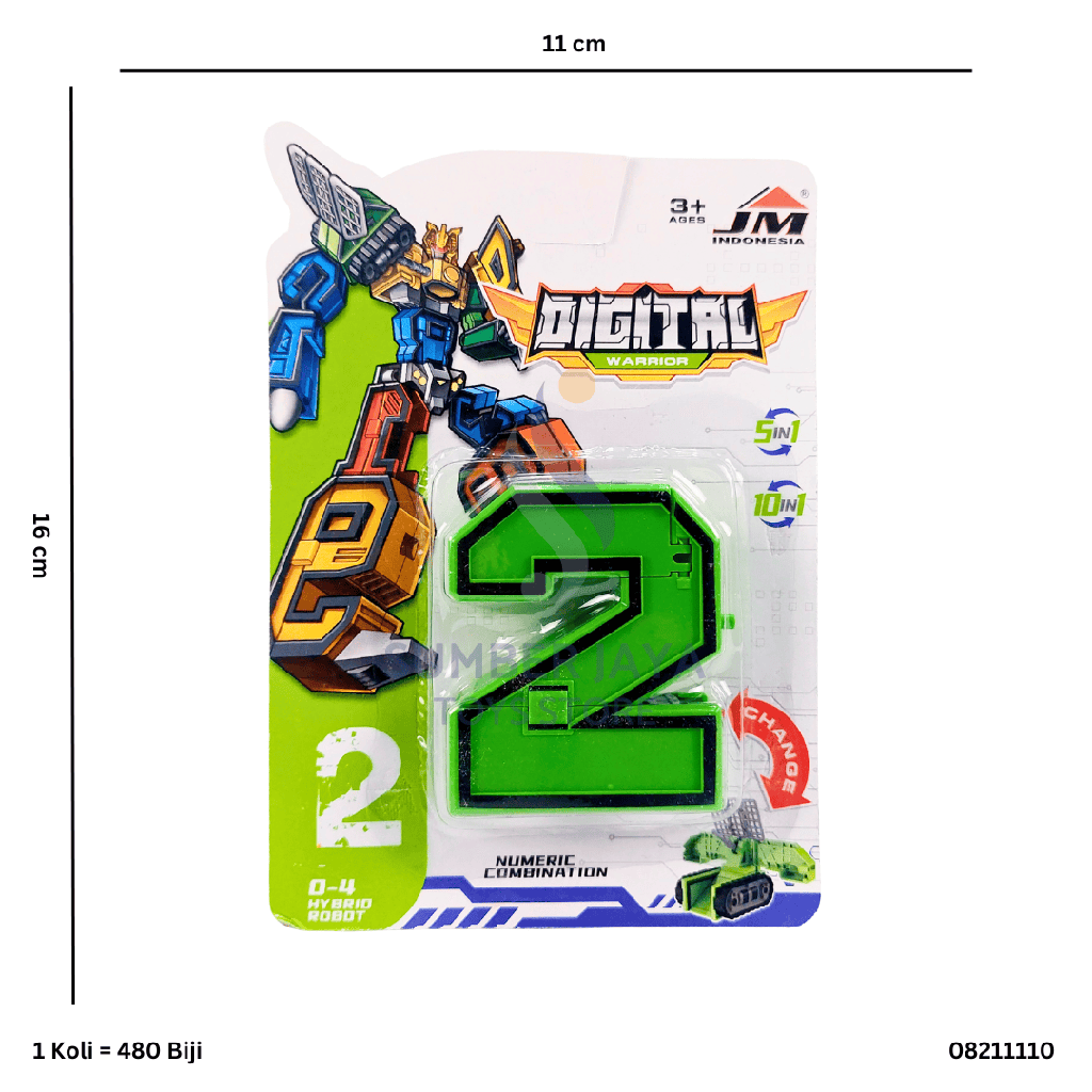 NUMBER ROBOT TRANSFORM 11110