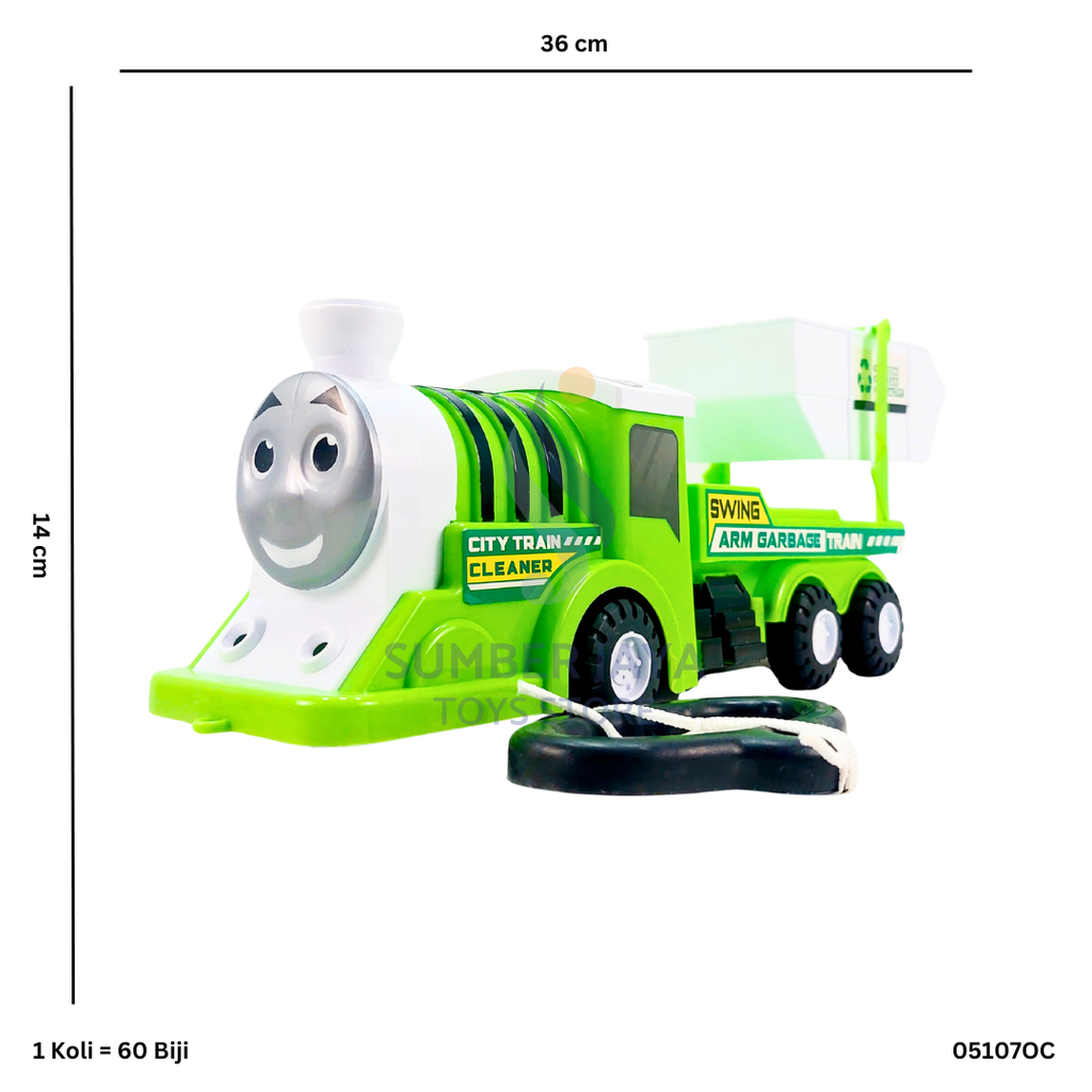 TRUCK TRAIN SWING ARRM GARBAGE OC 07