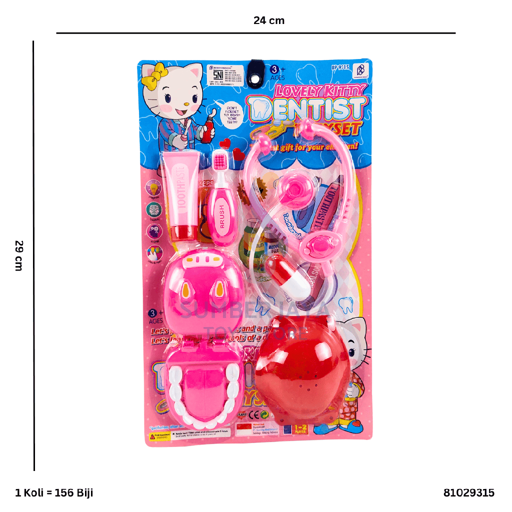 LOVELY KITTY DENTIST 9315