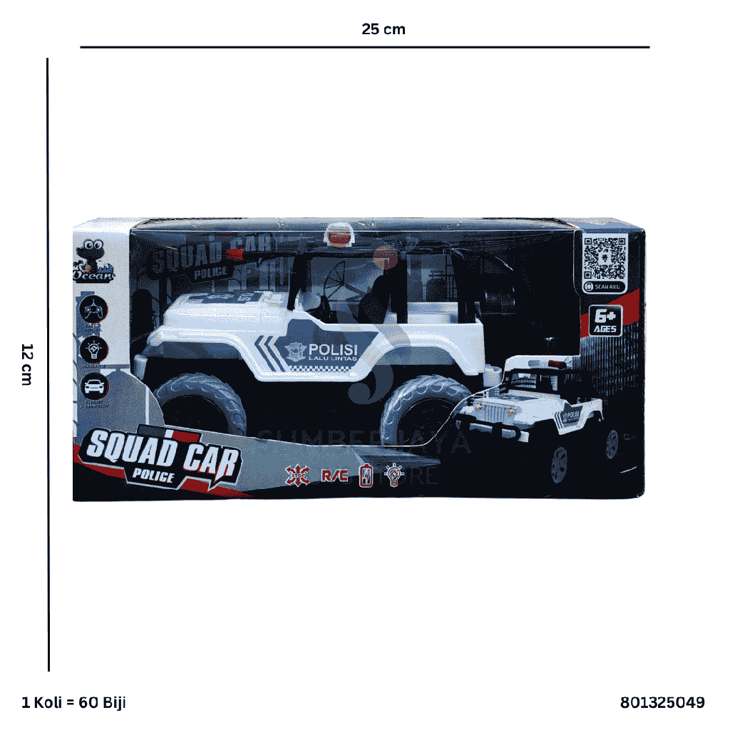 R/C SQUAD CAR POLICE 5049