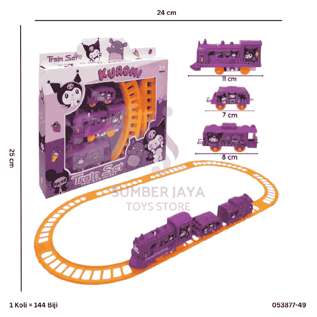 B/O KUROMI TRAIN SET 877-49