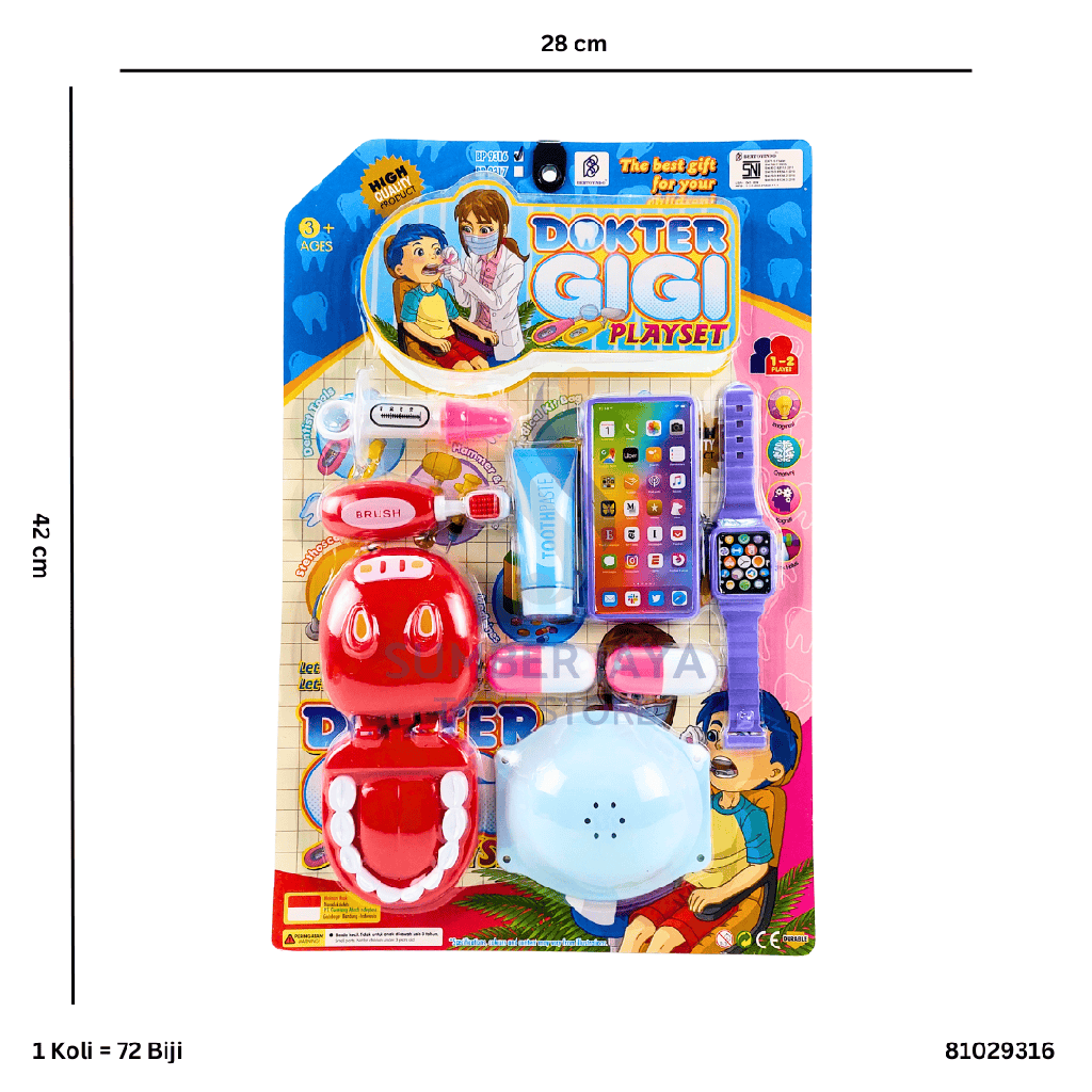 DOKTER GIGI MASKER PLAYSET 9316