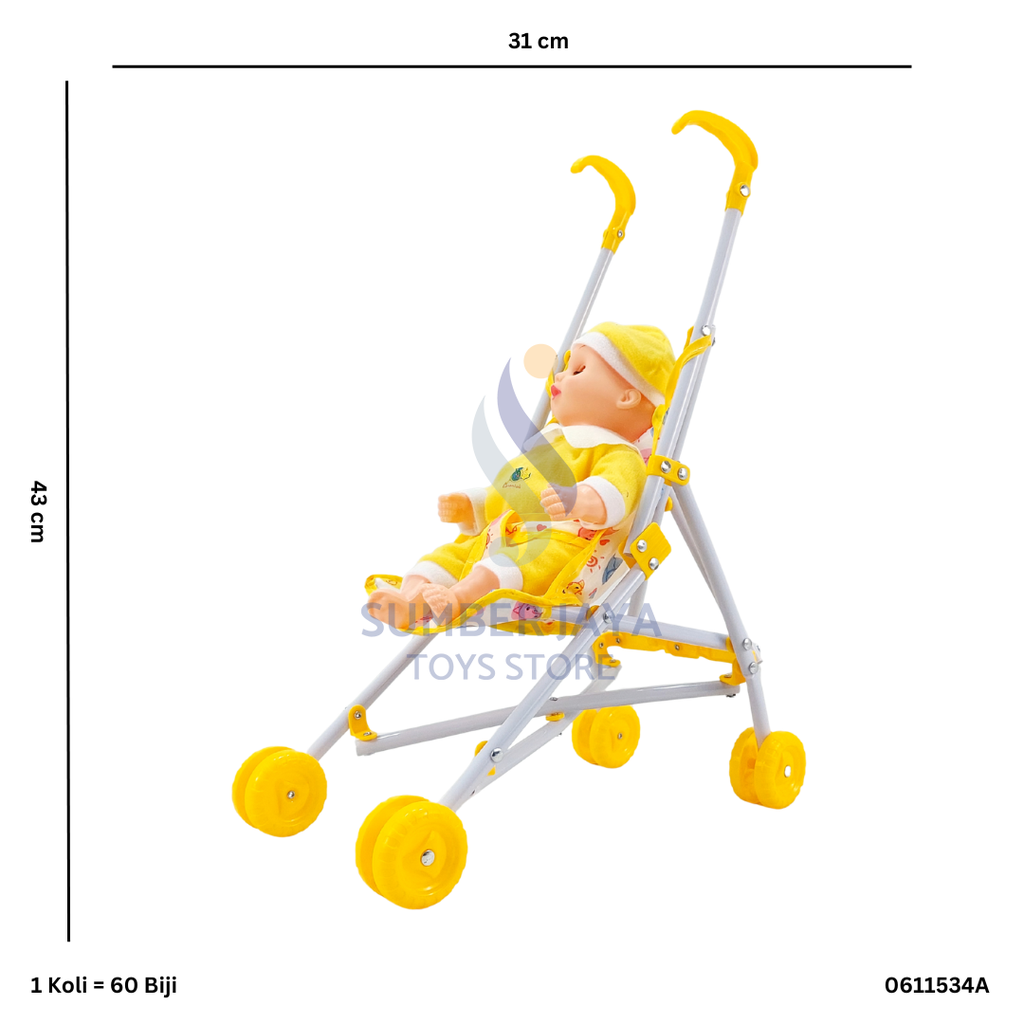 STROLLER BABY COWO 1534A