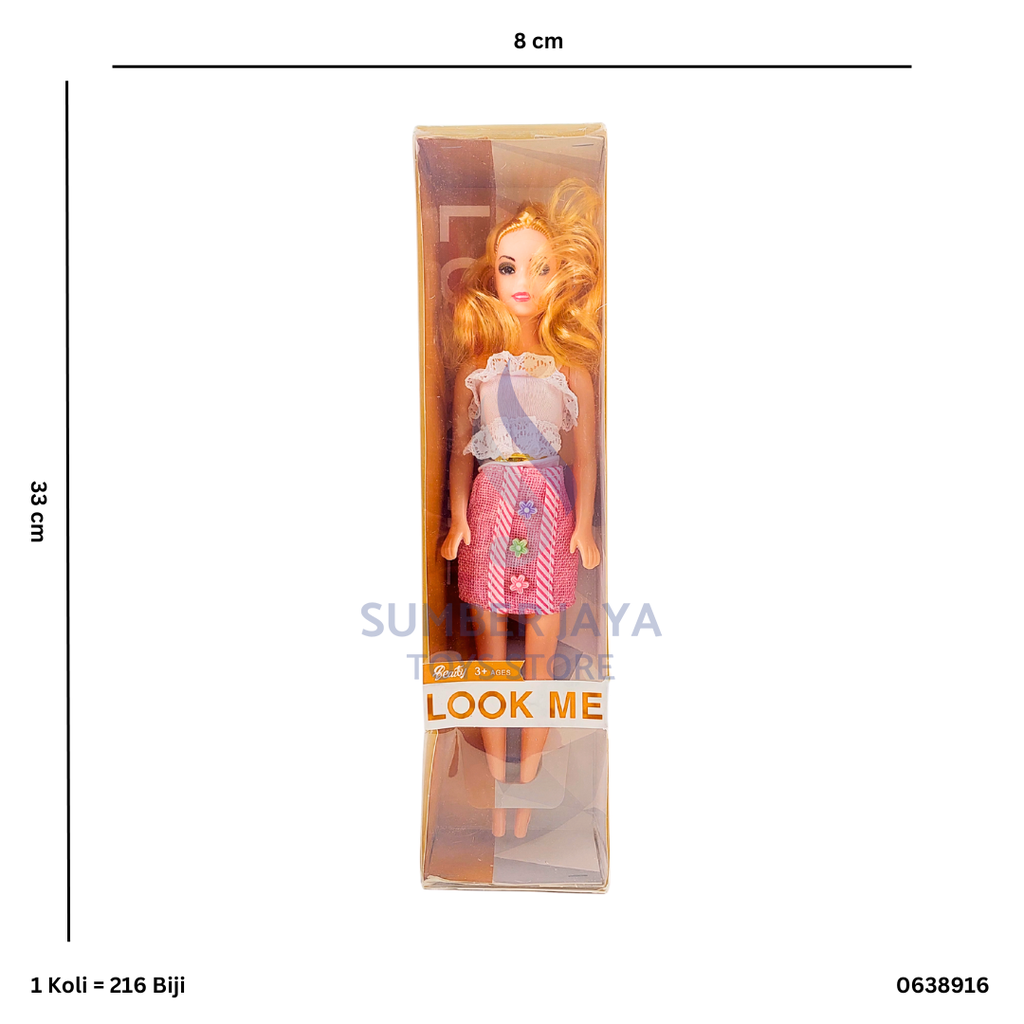 BONEKA FASHION BAJU + ROK 8916