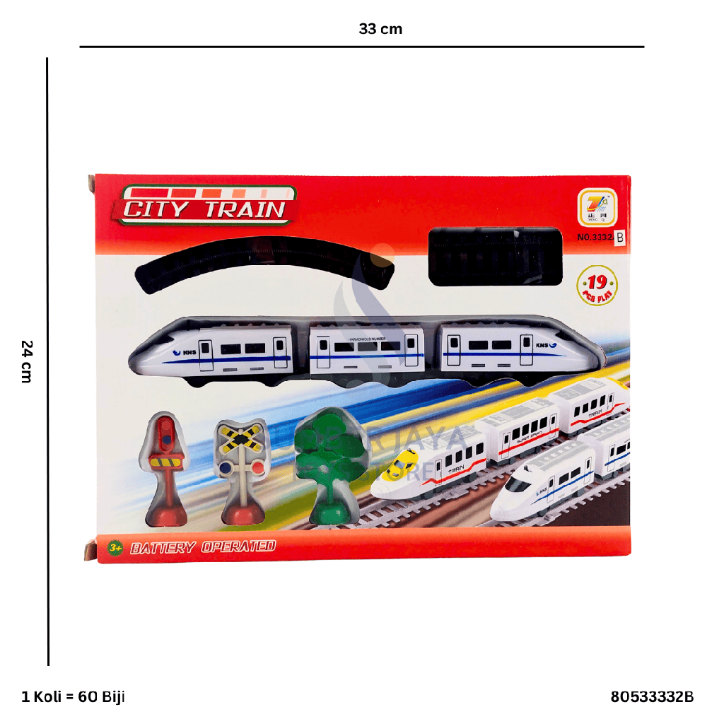 B/O CITY TRAIN SET 3332B