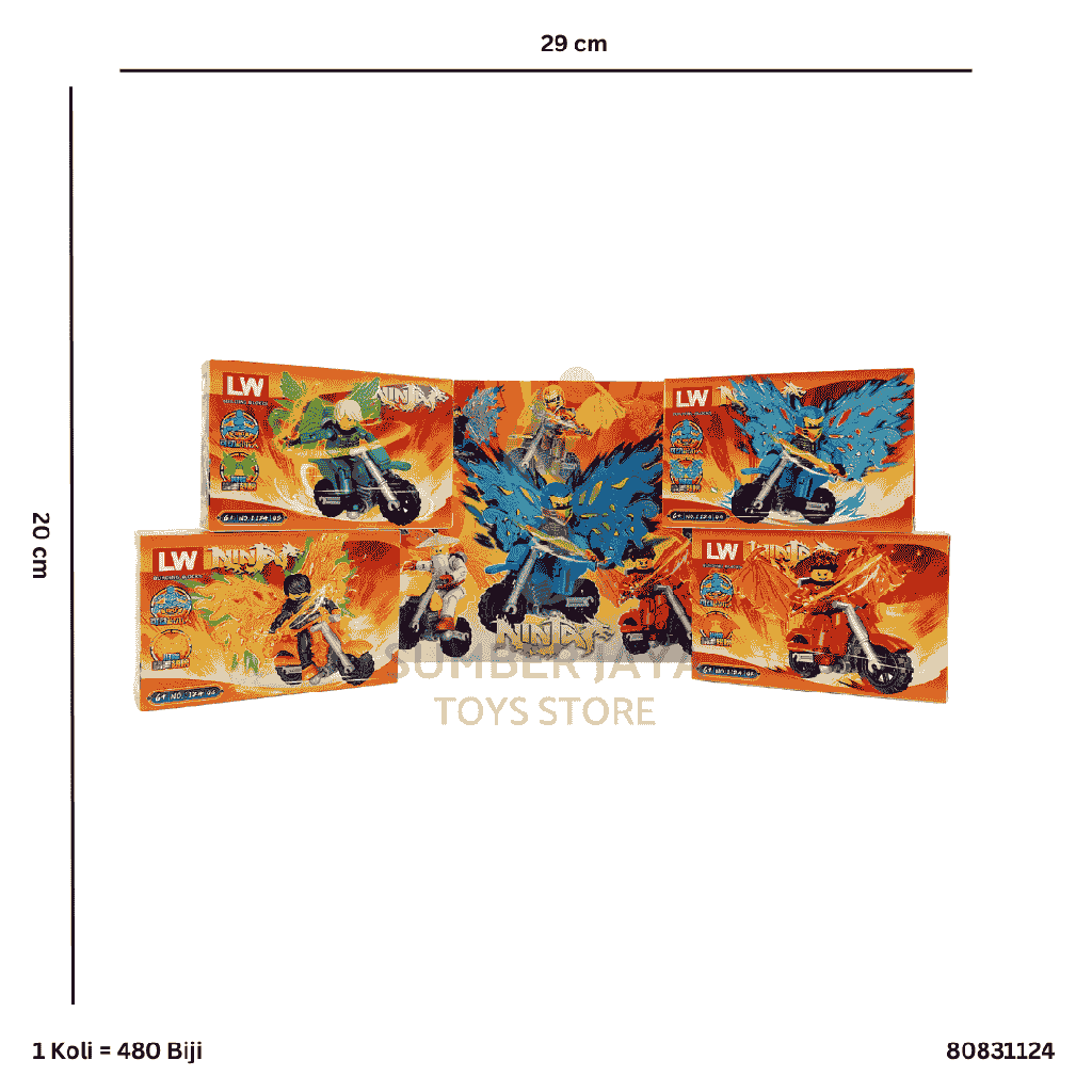 RPK NINJAGO SPINJITZU W/RIDE WINGS 1124