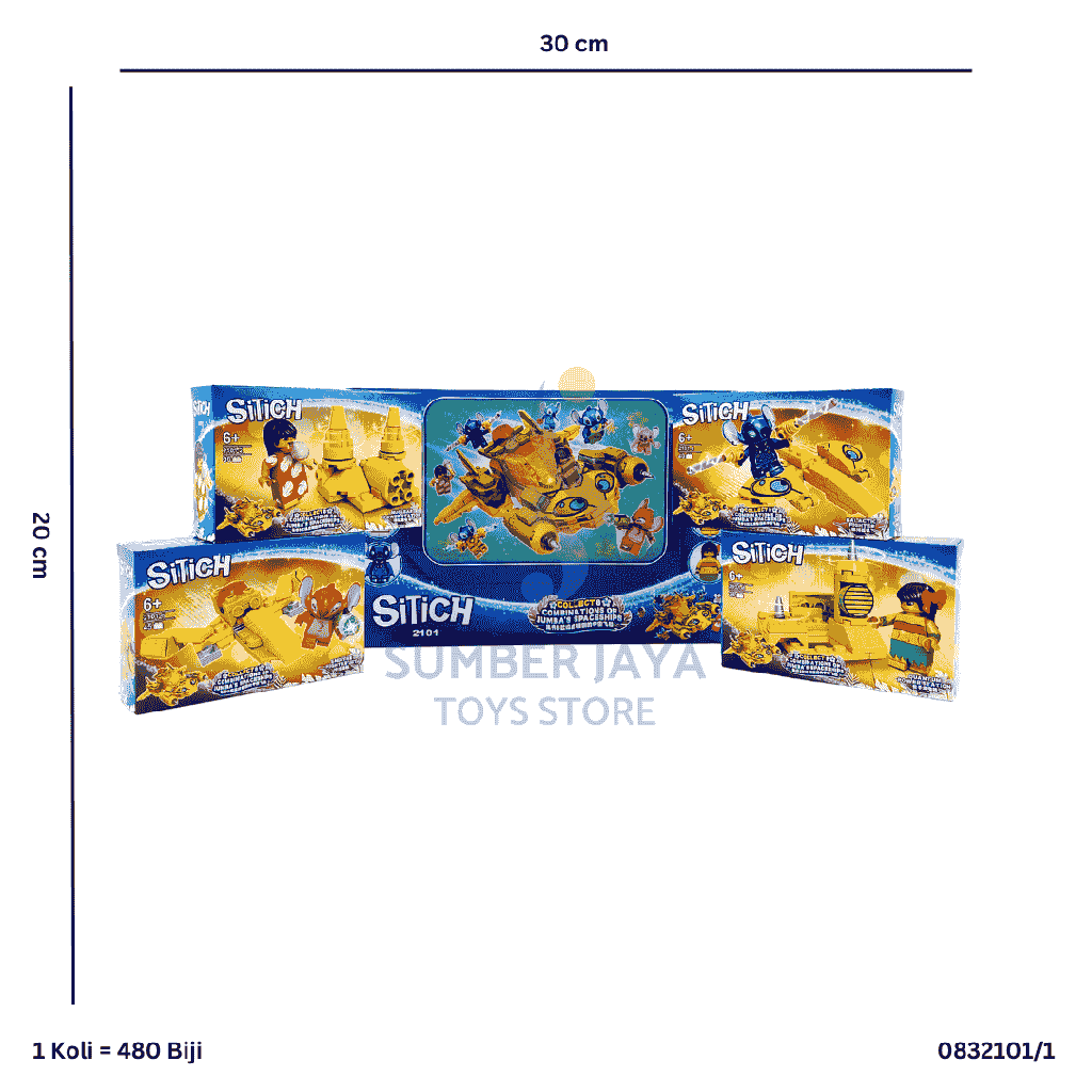 RPK LILO & STITCH W/ JUMBA SPACESHIP 2101/1