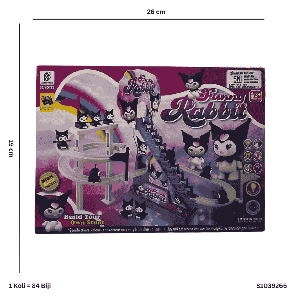 SMALL ROLLER COASTER FUNNY RABBIT 9266