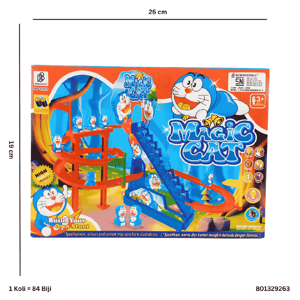 SMALL ROLLER COASTER MAGIC CAT 9263