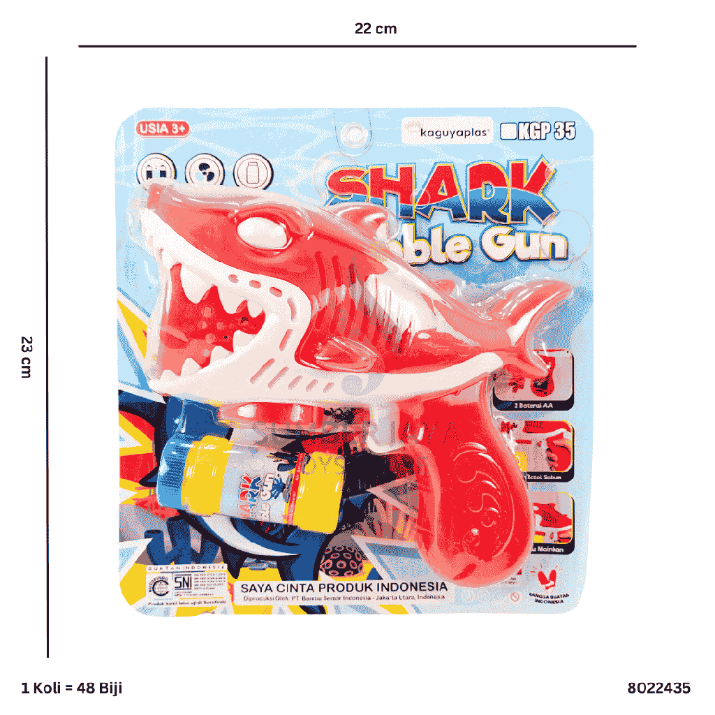 SHARK BUBBLE GUN 35