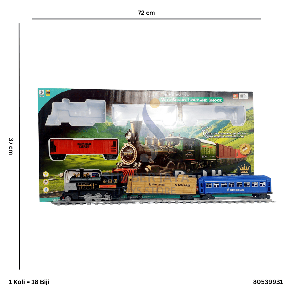 RAILKING GERBONG PENUMPANG + CONTAINER 9931