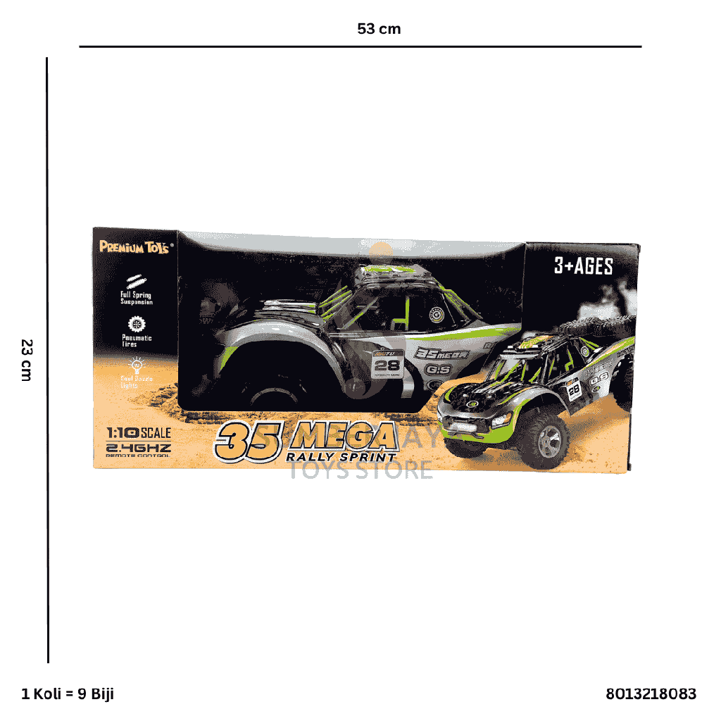 R/C MEGA RALLY SPRINT 18083