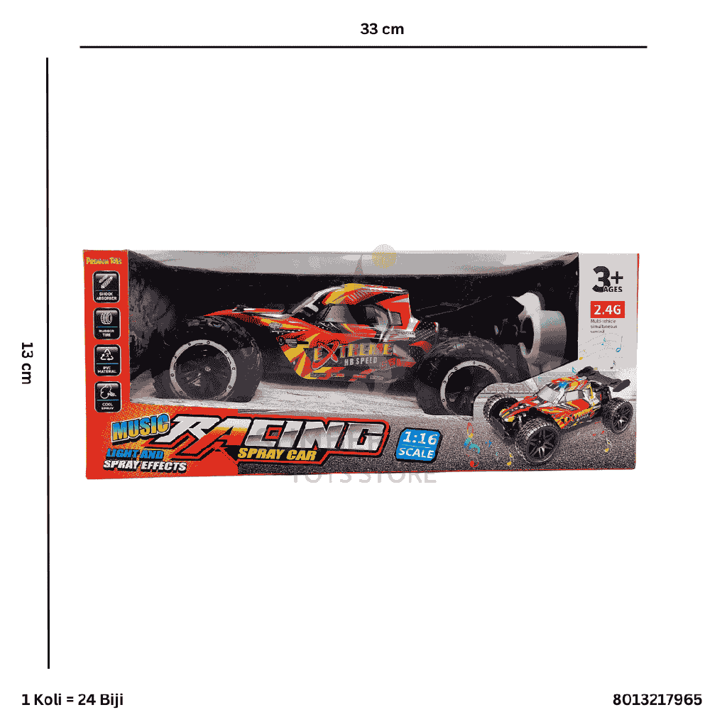 R/C RACING SPRAY CAR 17965