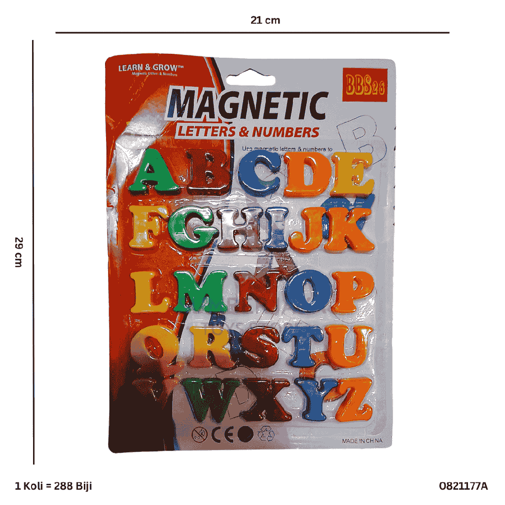 MAGNETIC LETTER NUMBER 1177A