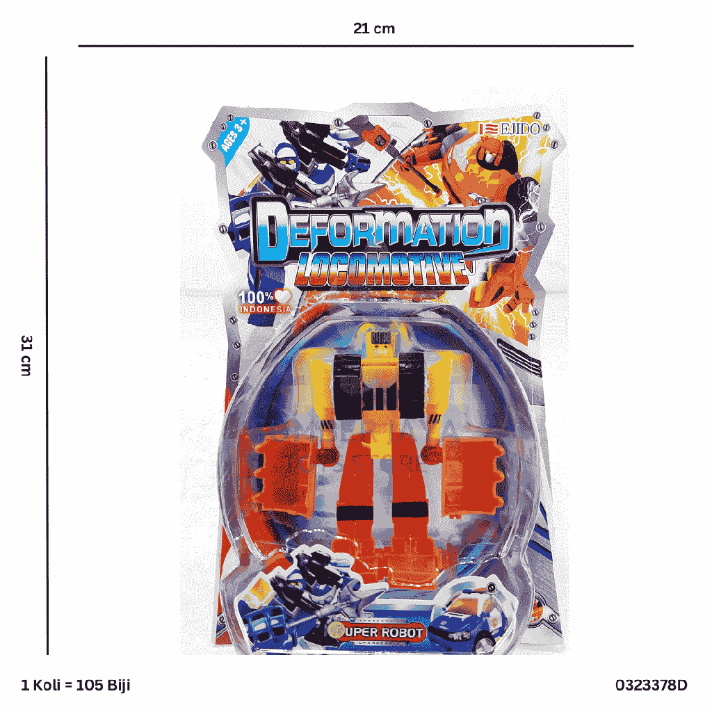 ROBOT DEFORMATION LOCOMOTIF 3378D