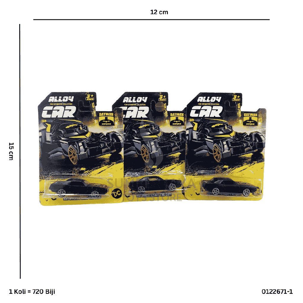 BATMAN SLIDING CAR 671-1