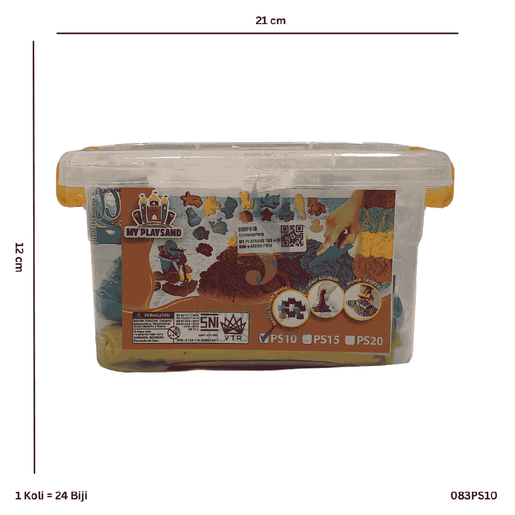MY PLAYSAND 1KG+CETAKAN+ARENA PS10
