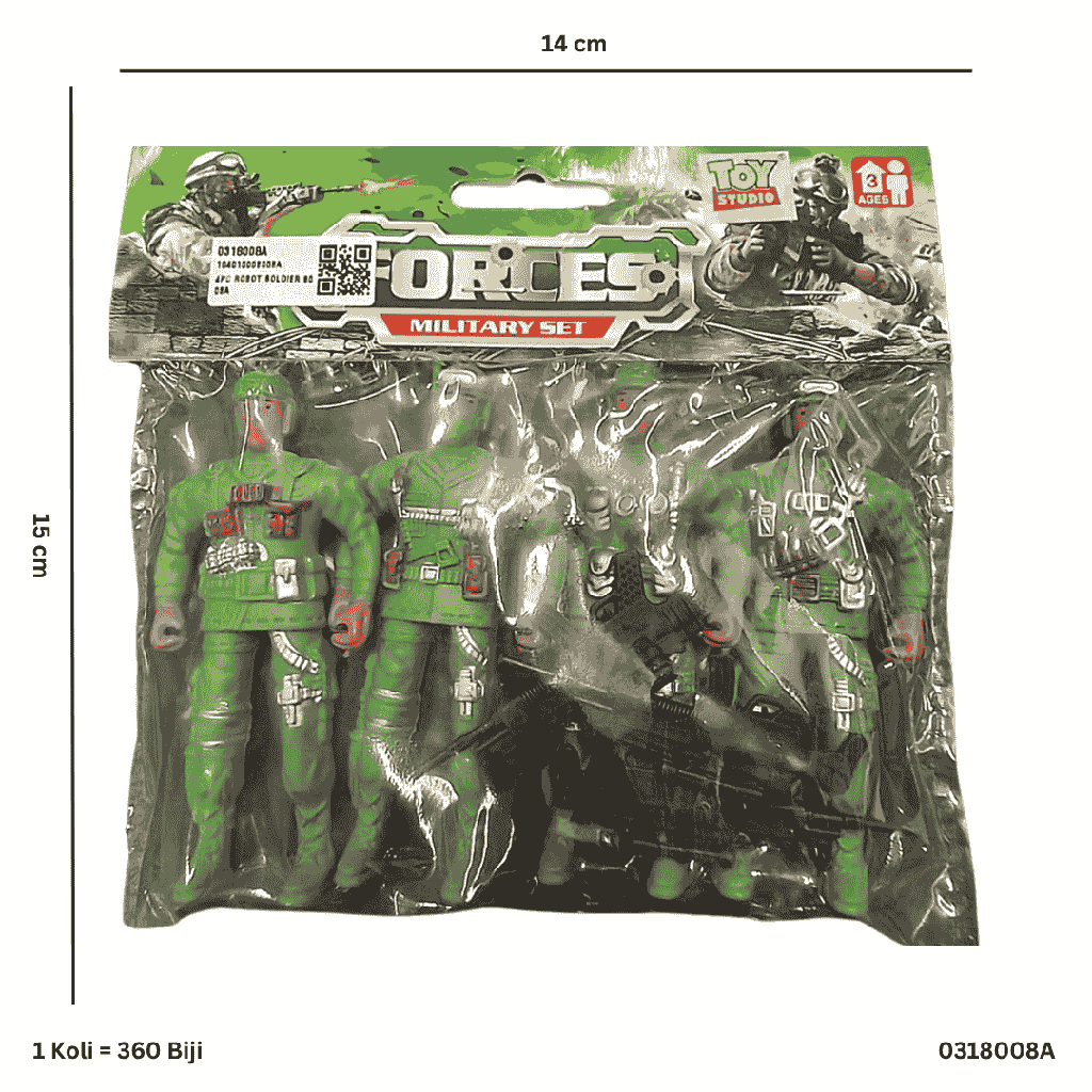 4PC ROBOT SOLDIER 8008A