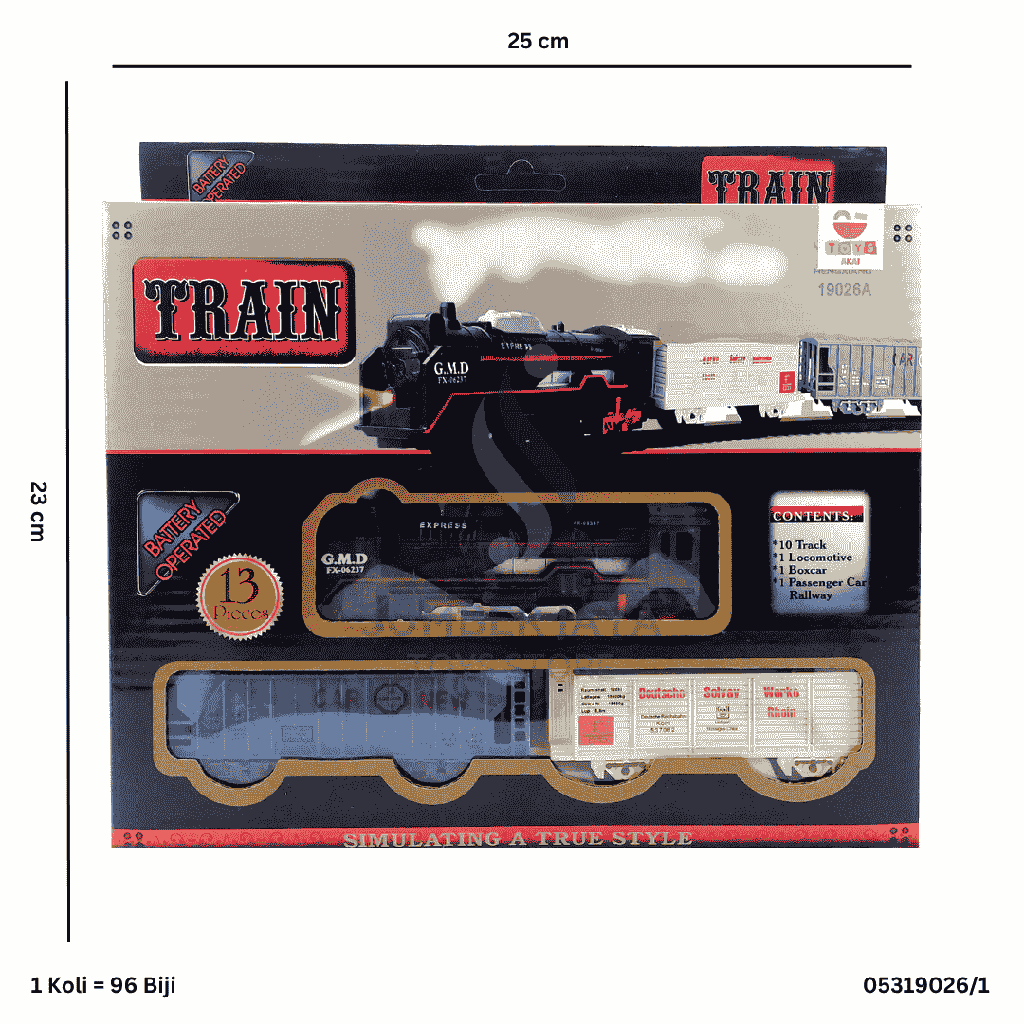 B/O RAIL TRAIN 19026/1