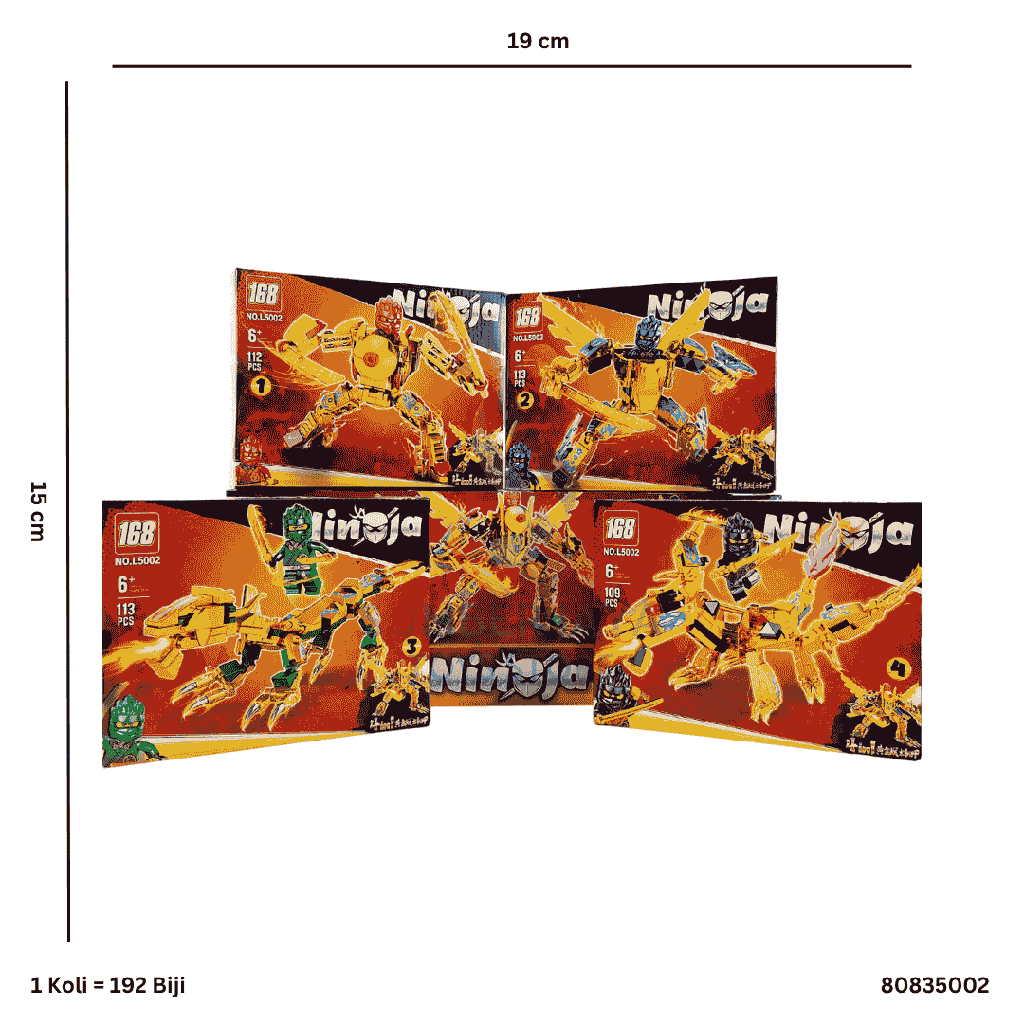RPK NINJAGO DRAGON & ROBOT 5002