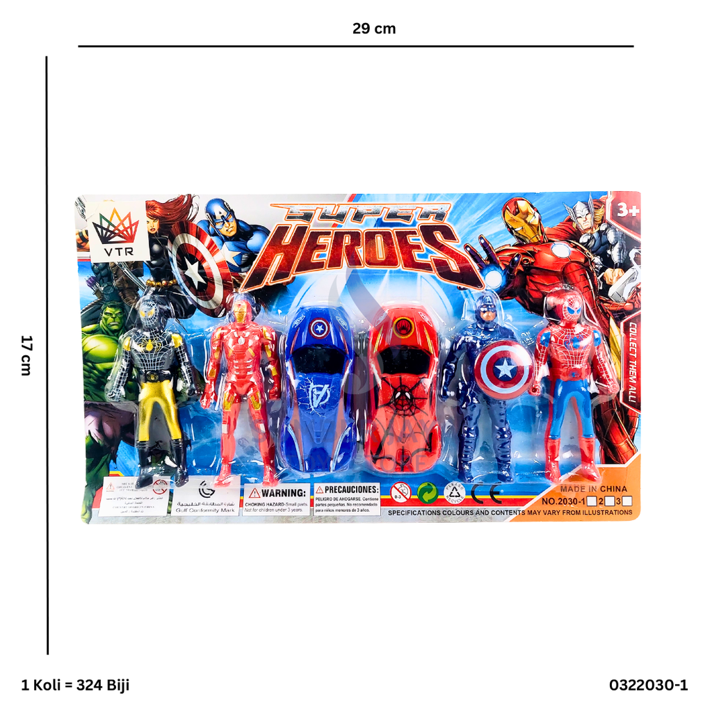 SUPER HEROES 2PC 2030-1