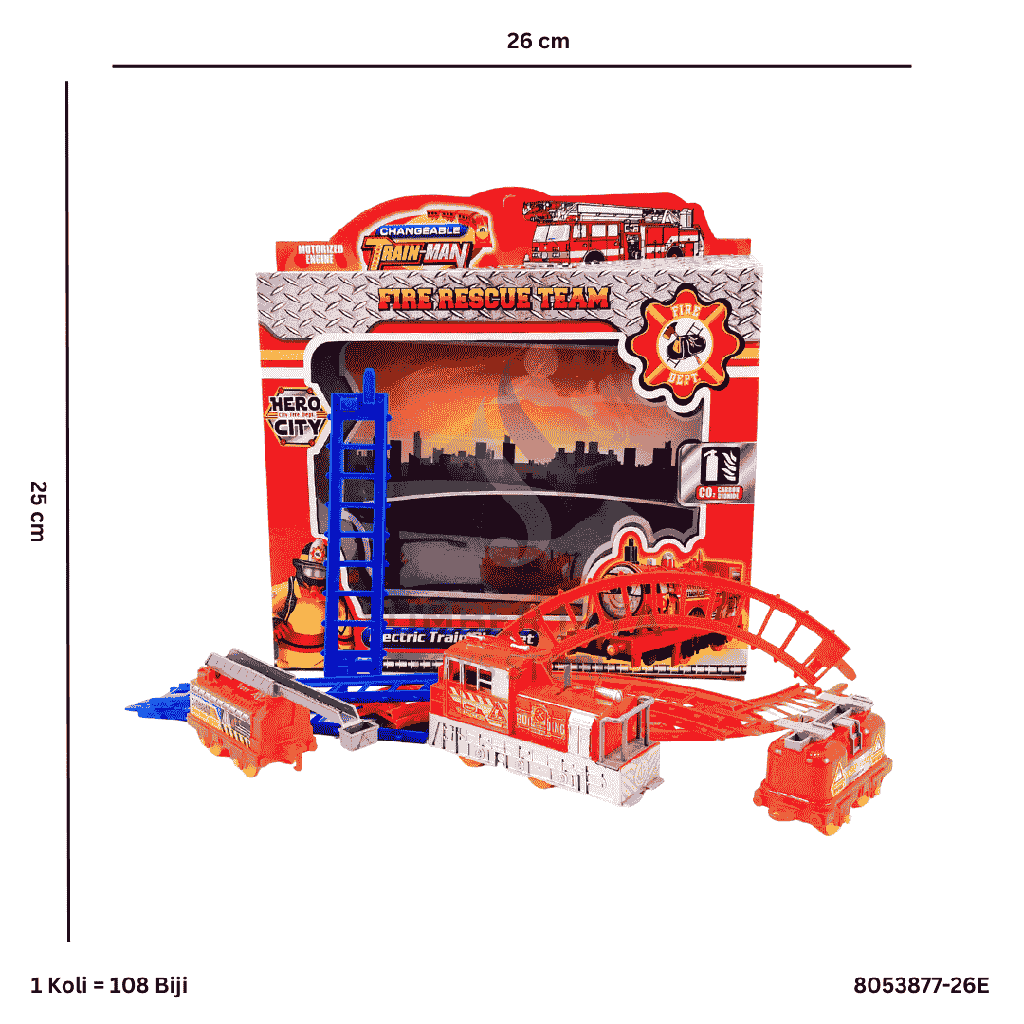 B/O TRAIN FIRE RESCUE 877-26E