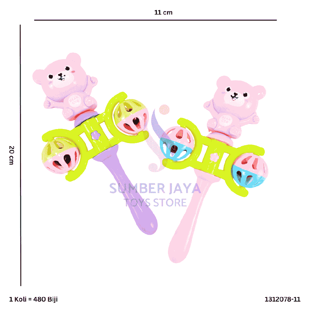 BABY RATTLE W/LIGHT 2078-11