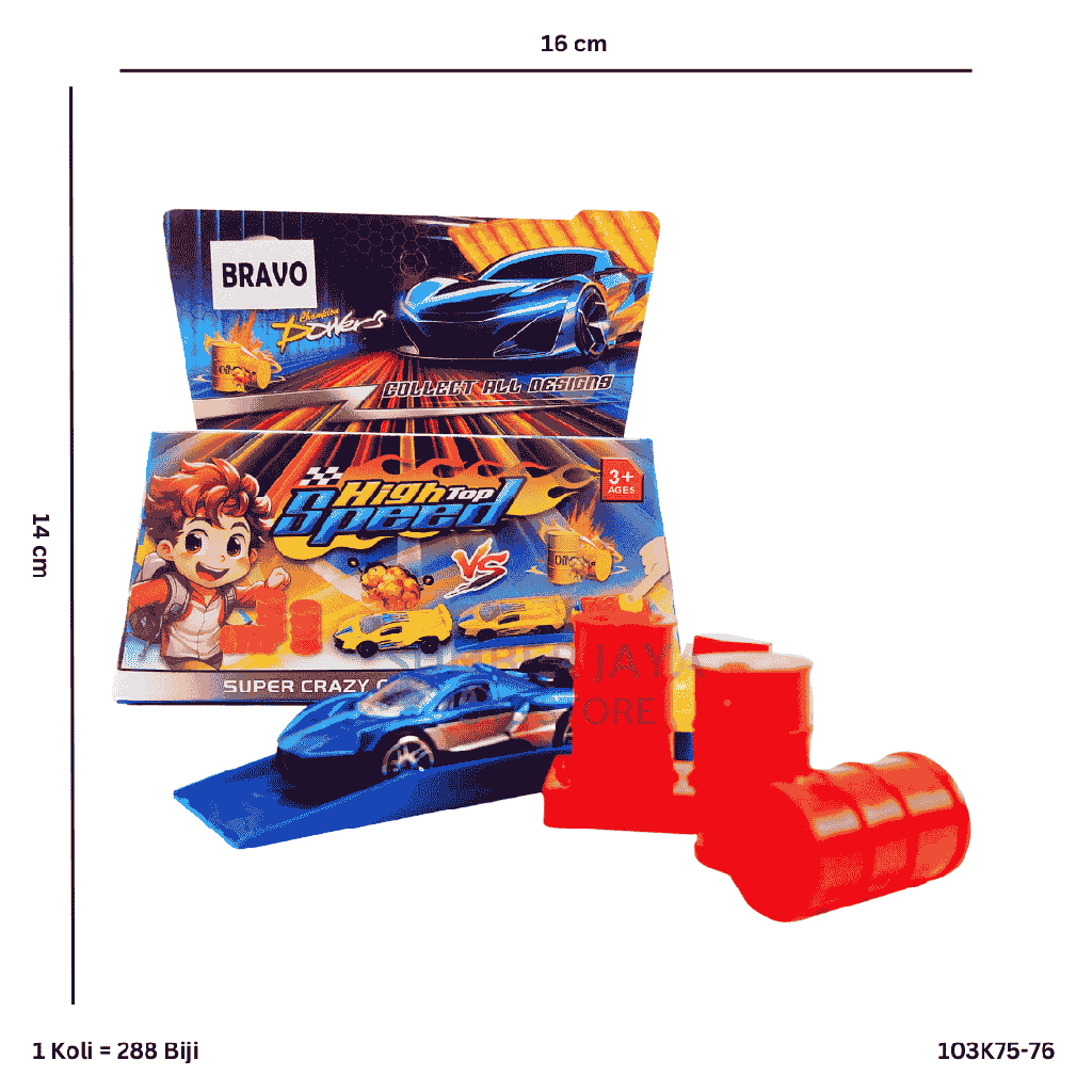 EJECTION CAR + 3TARGET K75-76