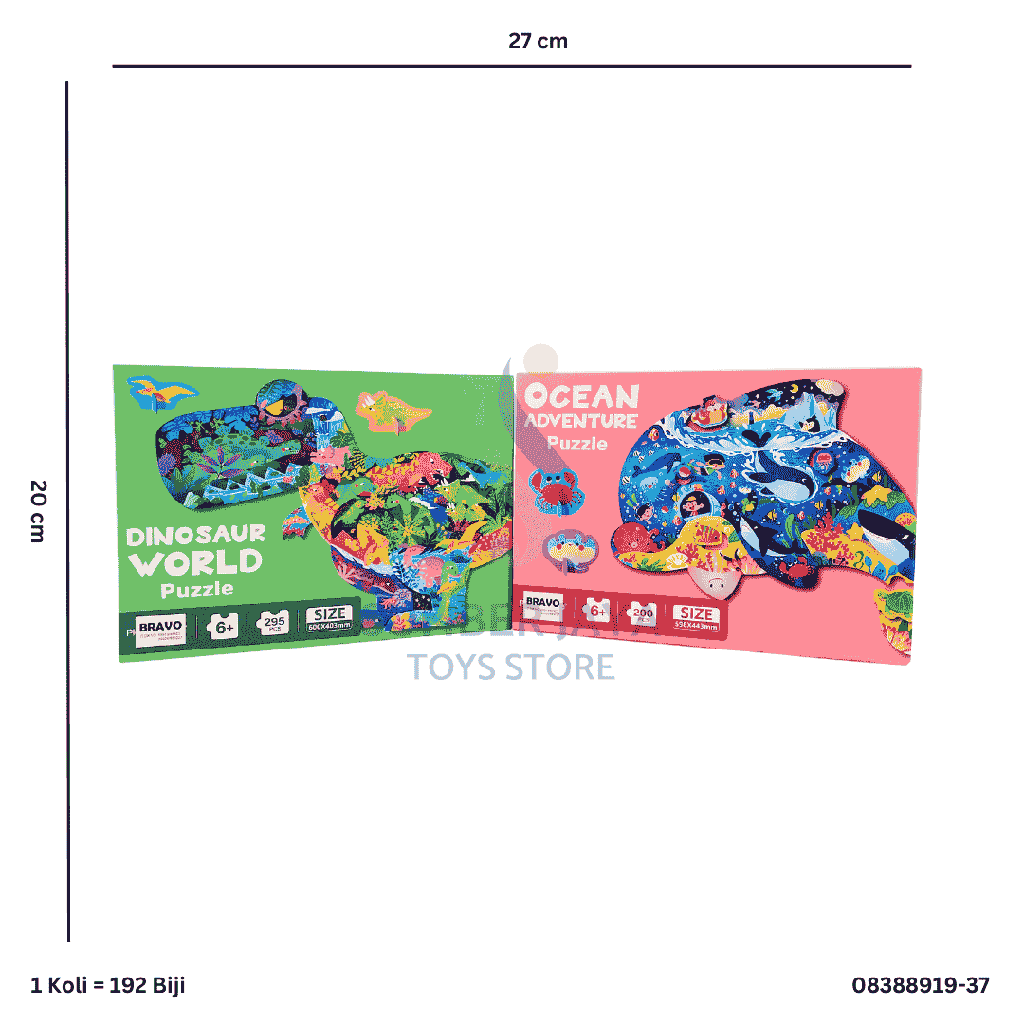 PUZZLE DINO WORLD 88919-37