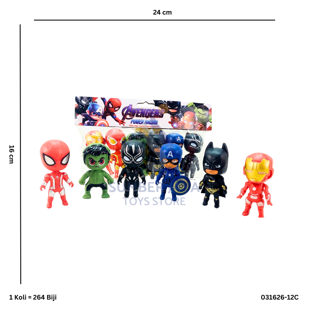 RBT AVANGERS 6PC 626-12C
