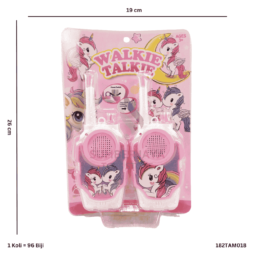 WALKIE TALKIE BEBEK &UNICORN TAM018