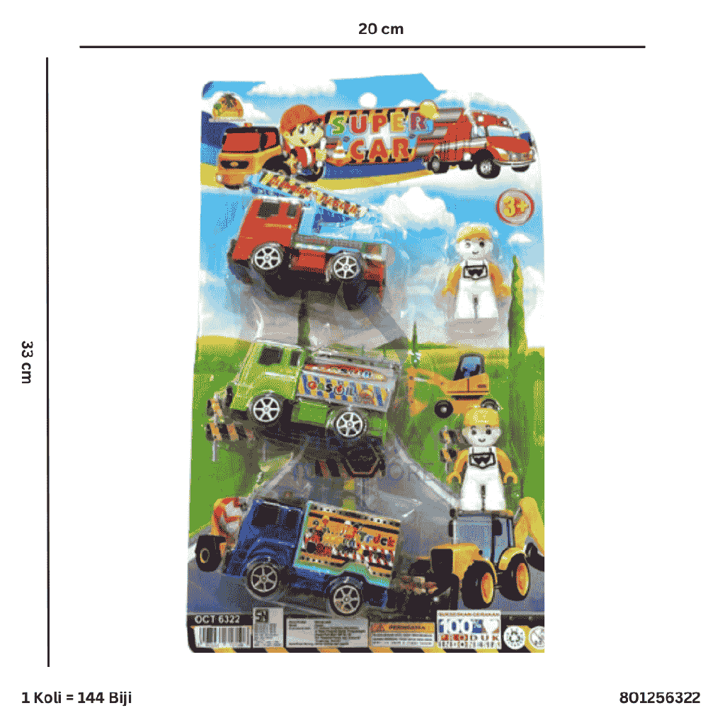 SUPER CAR 3PCS 6322