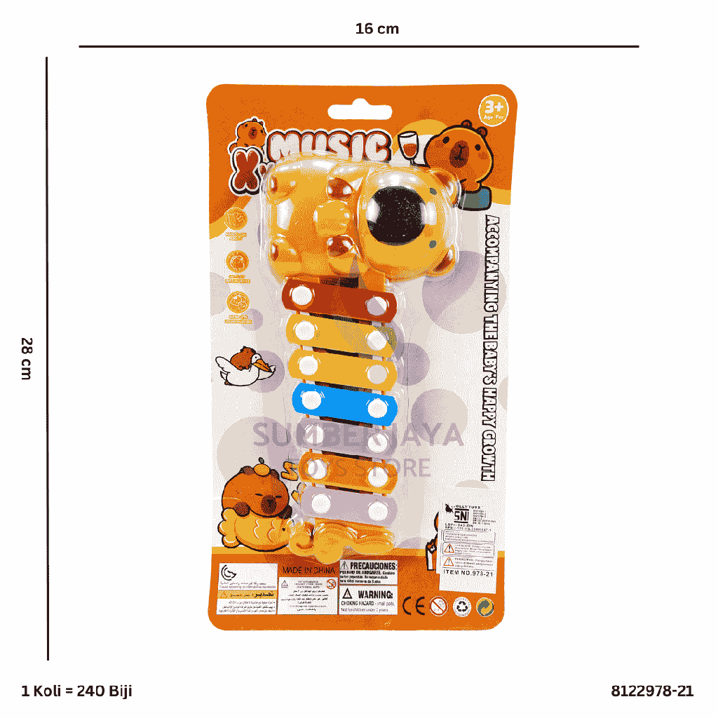 MUSIC XYLOPHONE CAPYBARA 978-21