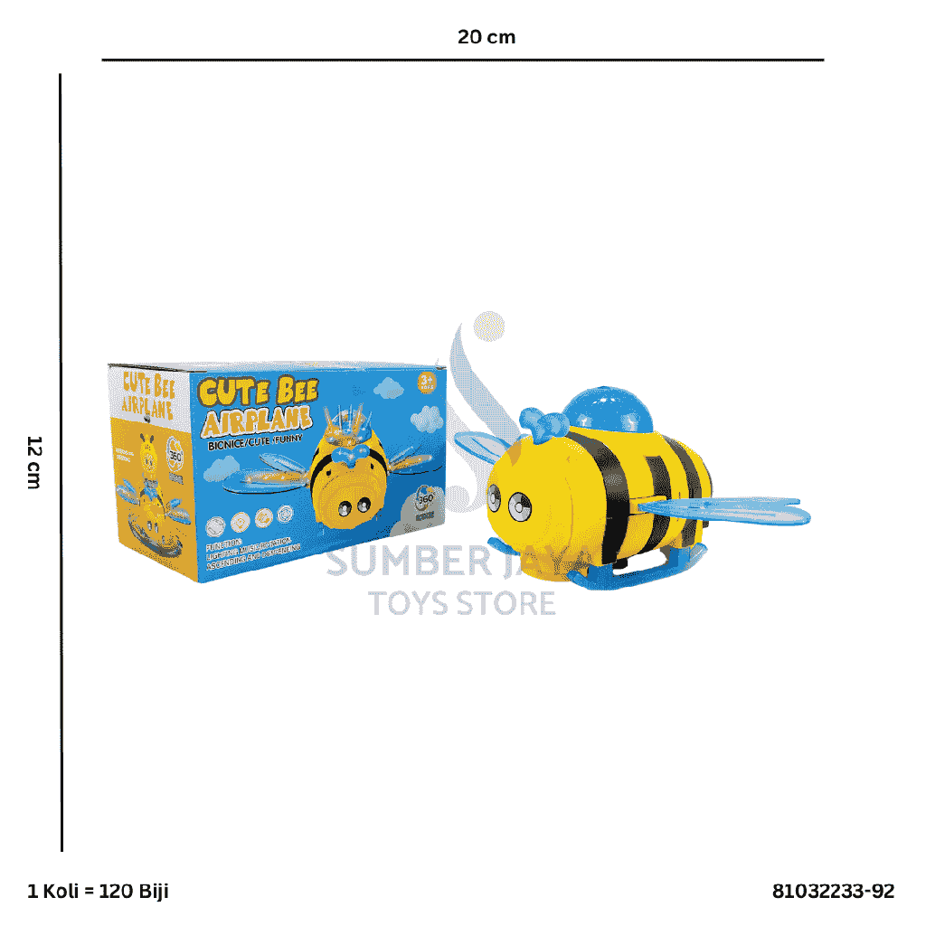 B/O CUTE BEE AIRPLANE 223-92