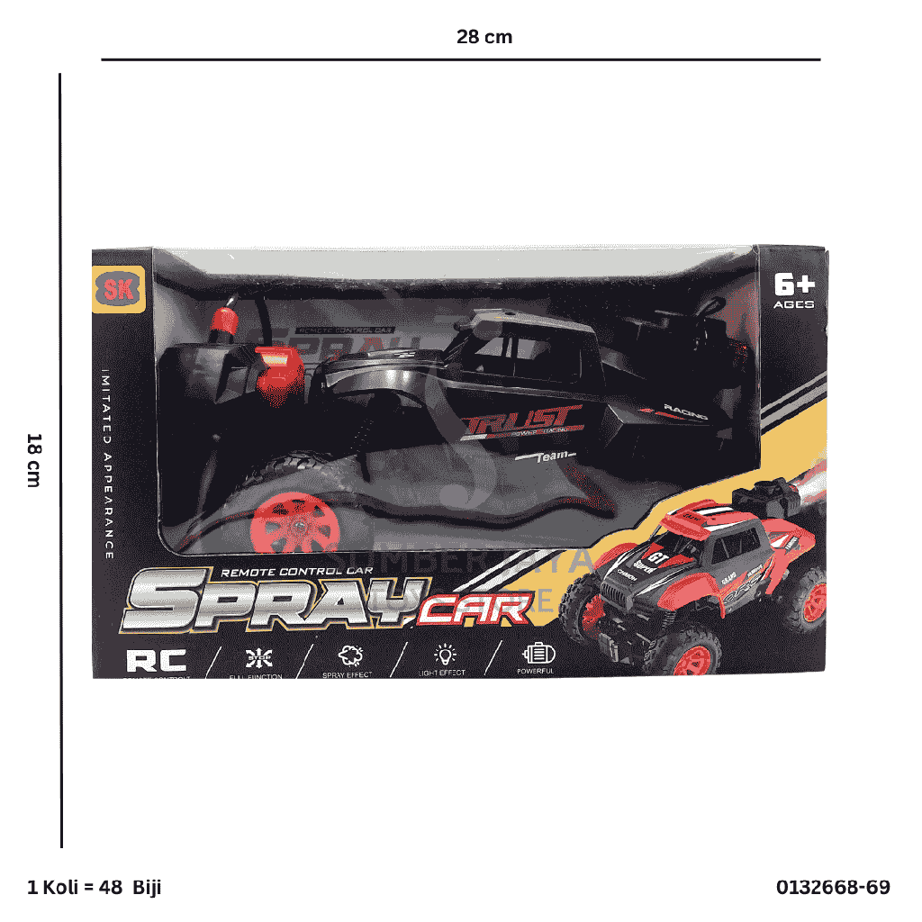 R/C SPRAY CAR 668-12
