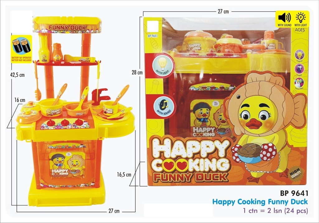 HAPPY COOKING FUNNY DUCK 9641