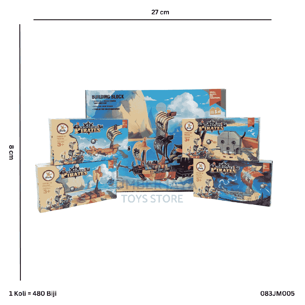 PIRATES LEGO BLOCKS JM005