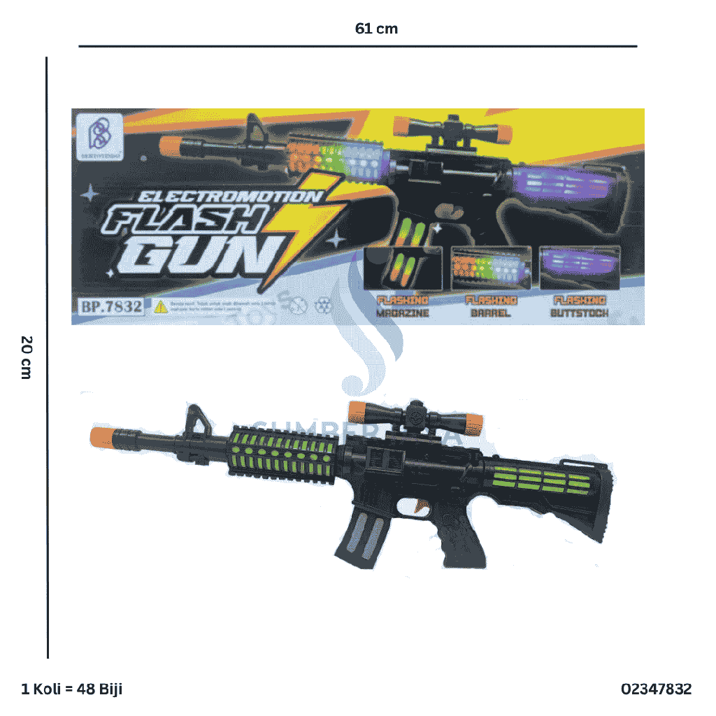 FLASH GUN B/O 7832