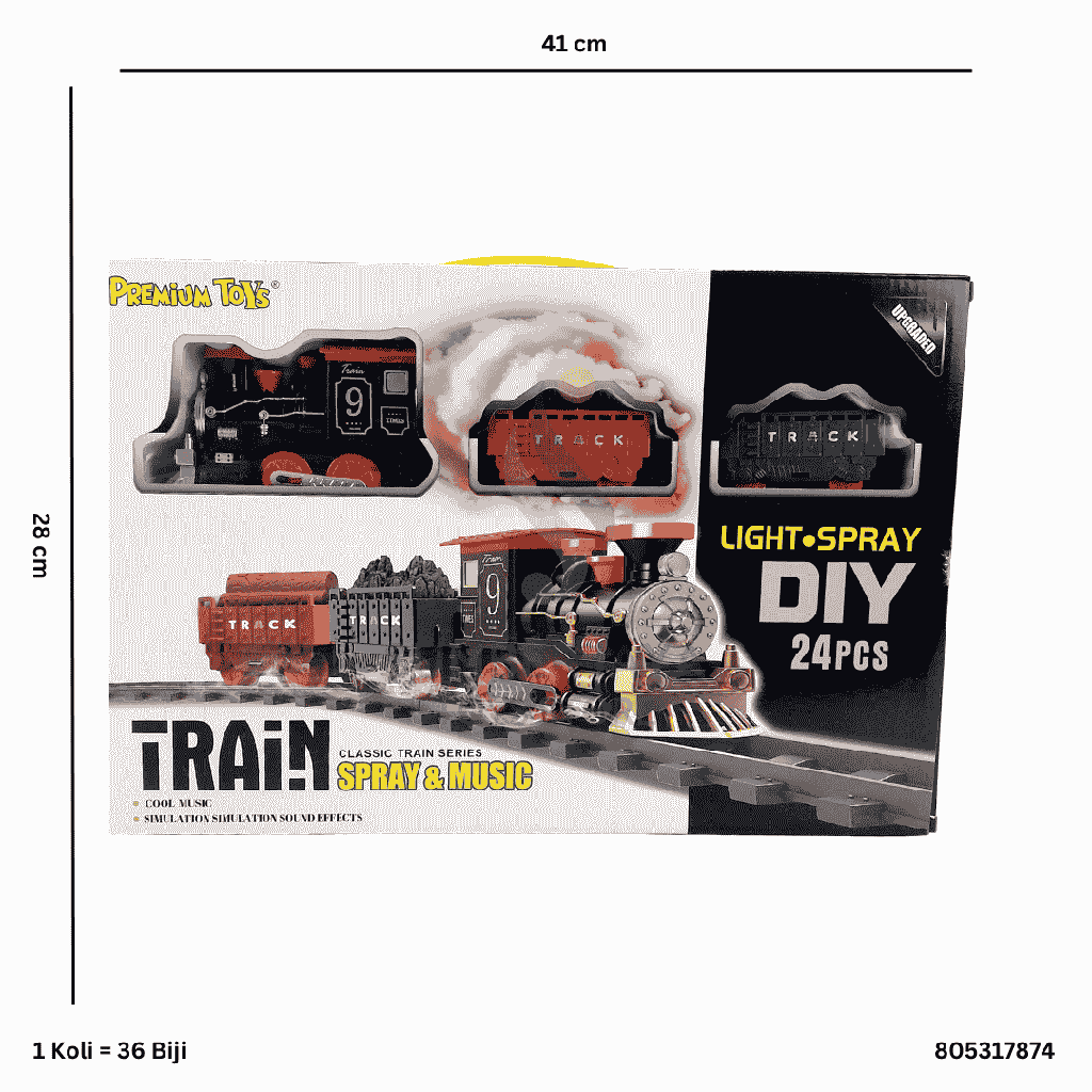 TRAIN RAILWAY B/O 17874