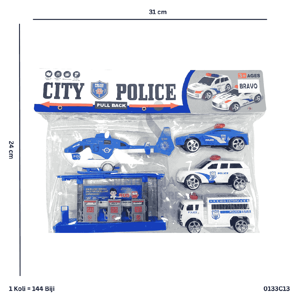 PULLBACK CITY POLICE C13