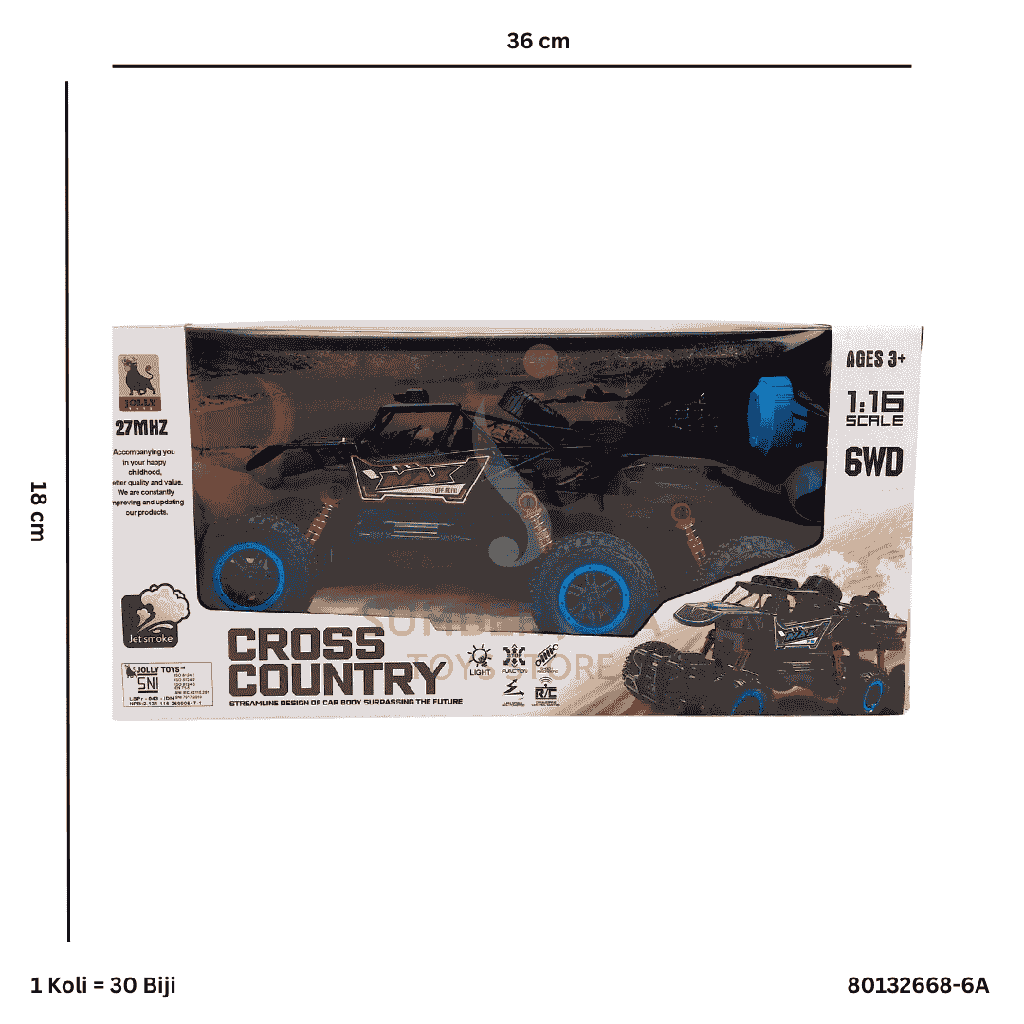 R/C CROSS COUNTRY 668-6A