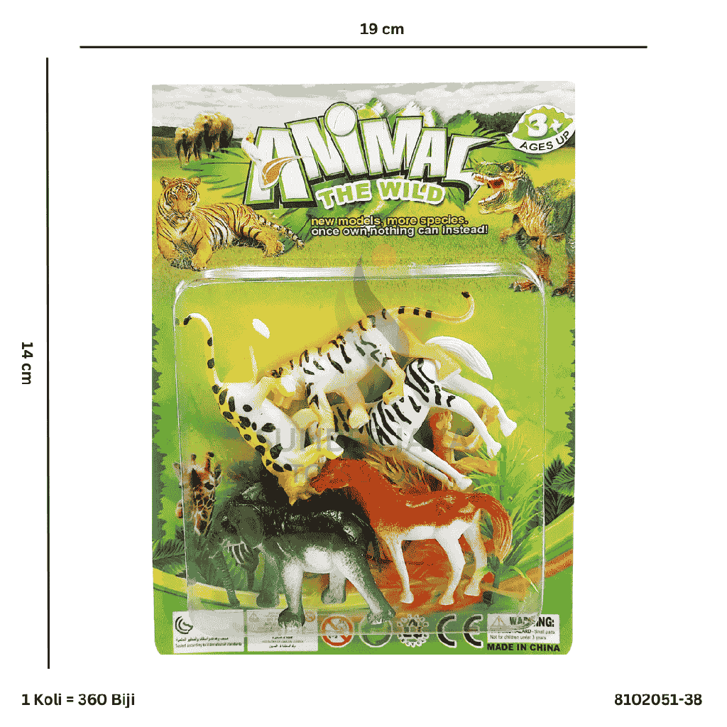 ANIMAL PLAY SET 051-38