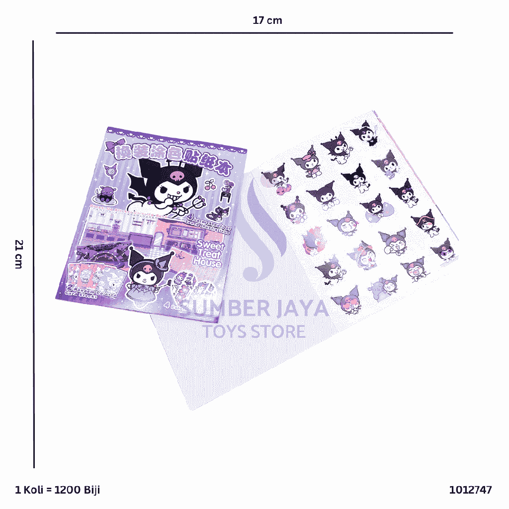 STICKER TEMPEL SANRIO 2747