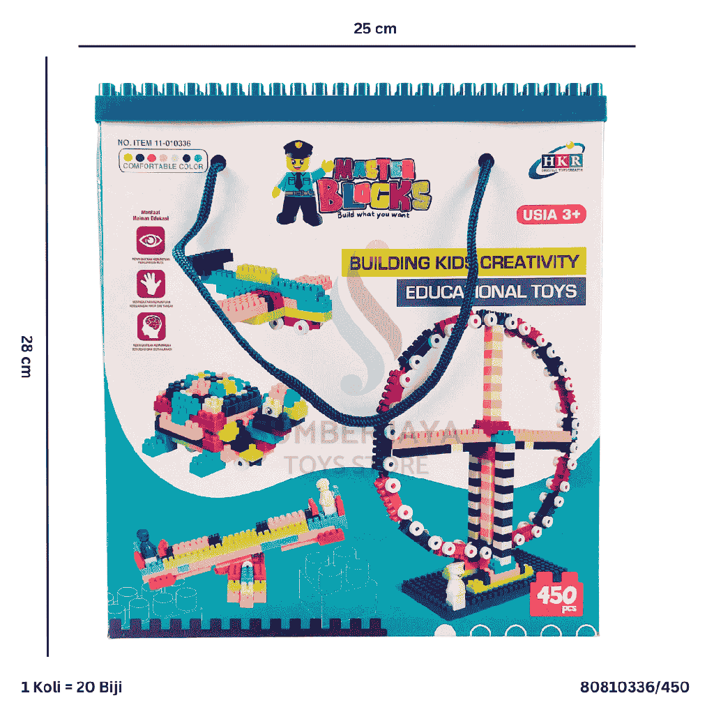 MASTER BLOCKS 450PC 010336/450